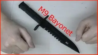 Как сделать штык нож M9 Bayonet CS GO с помощью 3d принтера