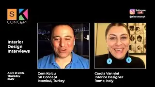 Interior Design Interviews / Cem Kolcu - Lucie Ayres / Interior Designer / Instagram Lıve