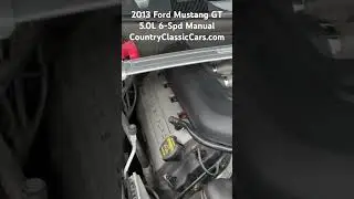 2013 Ford Mustang GT - 5.0L 6-Spd Manual.  CountryClassicCars.com 