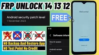 Samsung Frp Android 14 / Free Solution Frp Samsung Android Version 14 ( Patch Level 1 Nov.2023 )