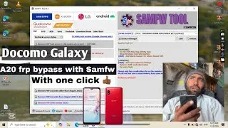 Samsung galaxy docomo A20 frp with samfw tool | Docomo A20 frp with samfw tool|Docomo A20 frp bypass