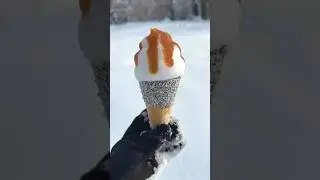 Do you prefer caramel snow? ❄️🍮❄️🍮 