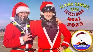 Flying Santa Claus flies to the children 2023 _ Leteći Deda Mraz leti deci 2023