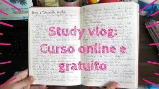 Estudei fotografia de graça nas férias || study vlog