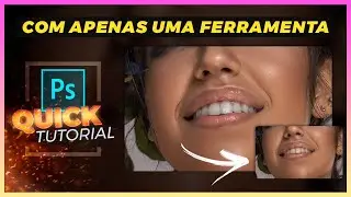 Como clarear DENTES e OLHOS no PHOTOSHOP [SUPER FÁCIL]
