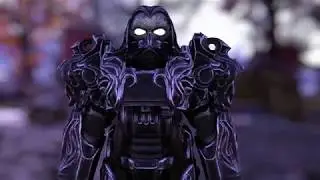 NEW fallout 76 Black Rider skin