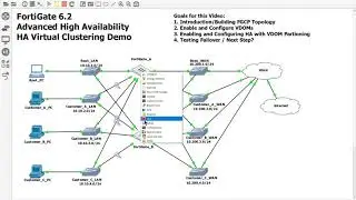4. Advanced HA - VDOM Partitioning and Testing Fail-over