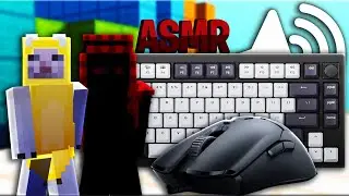 Custom Keyboard + Mouse Sounds w/Sw0rdman | Cubecraft Eggwars ASMR