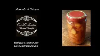 Mostarda di Cotogne (Dal Ricettario di Raffaela Millonig)