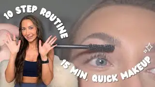 15 MINUTE GLAM MAKEUP + TIPS FOR A QUICK BEAUTY ROUTINE