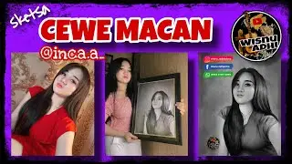 🎨 Sketsa INCA, Manis dan Cantik banget || Sketsa Wajah