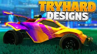 BEST TRYHARD CAR DESIGNS On Rocket League