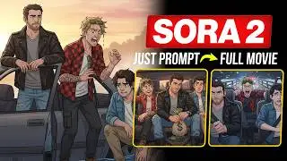 How I Made a Full Sora 2 Anime Movie Using Sora 2 Prompts & Storyboard 🎬 (Consistent Characters)