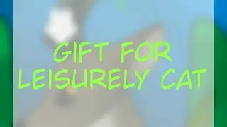 Gift for leisurely cat (medibang speedpaint)