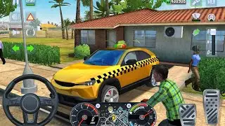 Taxi Sim Evolution 2024: Electric Taxi Driving Simulator - Android Gameplay