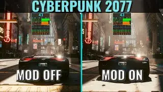 Cyberpunk 2077 HD Reworked Project Ultra Quality - RTX 3070 - 1440p Performance Comparison