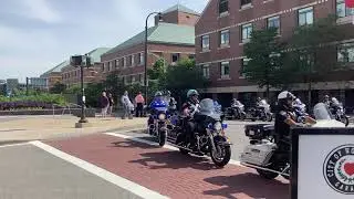Worcester MA Funeral procession 6-10-2021 pt 1