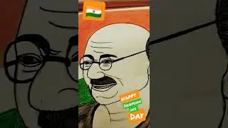 Independence Day 🇮🇳 @ArtistShikhaSharma   @SketchbookbyAbhishek #shorts#trending#viral @PMO