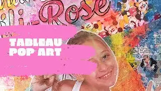 Tableau pop art // collage // acrylique