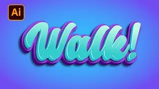 This is How to Create a Cool Text Style Mockup - Editable Text Effect in Illustrator