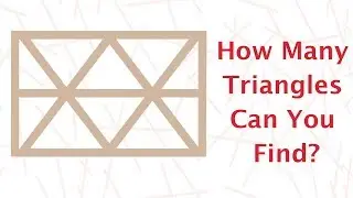 How Many Triangles Can You Find? | Puzzle Trick | Puzzle Quiz