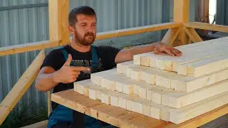 КАК ЖЕ Я РАНЬШЕ до этого НЕ ДОДУМАЛСЯ!!! Шикарная идея из 50 го бруса!
