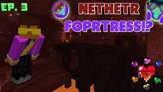 The NETHER FORTRESS!! also i died | RainbowLife SMP #3