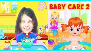 Bebek Bakma Oyunu - Eylül ile Baby Care 2 Oyununu oynadık - Eğlenceli çocuk videosu - Tontik Tv