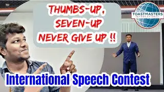 Thumbs up, Seven up, NEVER GIVE UP!  Winning speech ISC Feb'20 | Prithiviraj Saminathan