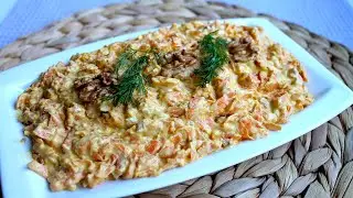 One of the most popular snacks on the Turkish table is carrot tarator.