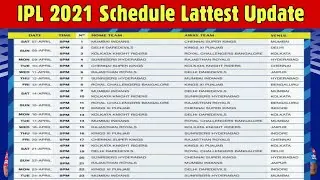 IPL 2021 - IPL 2021 New Schedule and Start Date || IPL 2021 Latest Update and News