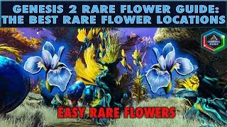 How to get Rare Flowers in Ark Genesis 2 - The Best Rare Flower Locations on Genesis 2