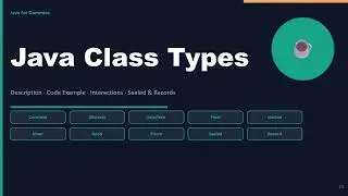 Java Class Types