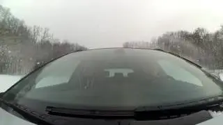 BMW E61 530XD snow drift xiaomi yi