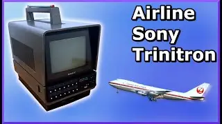 Japan Airlines Sony Trinitron - KV-60P1 | Portable TV [Quick Look]
