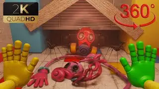 Gas mask with a Prototype 1006 stole Mommy Long Legs body - Poppy Playtime Chapter 3