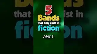 5 bands that only exist in fiction - Part 1 | #shorts