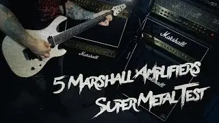 5 Marshall Amplifiers Metal Comparison - Vintage Modern/JVM/DSL/ModeFour/JCM800