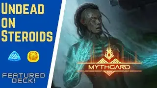 Undead on Steroids Mythgard Featured Deck Blue Yellow Aggro