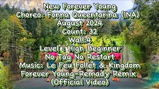 NEW FOREVER YOUNG LINE DANCE|CHOREO BY FONNA QUEENTARINA (INA)|@RosesLineDance |HIGH BEGINNER