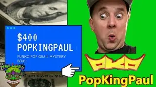 $400 POPKINGPAUL FUNKO POP GRAIL MYSTERY BOX!!! “DID WE GET A STACKIE”