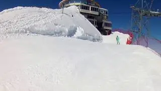 SKIBUM50PLUS ski the black slope nr 10 at Schilthorn