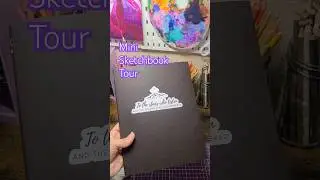 Mini Sketchbook Tour 💖🎨 #art #drawing #artshorts #painting #watercolor #sketchbook #sketchbooktour