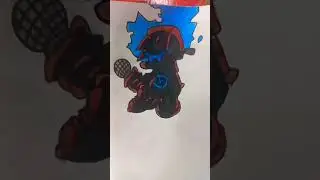 bf nightmare fnf dibujo pedido por (@Rey Asuero)