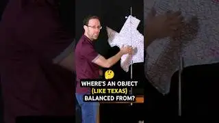 Where's an object (like Texas) balanced from?🤠
