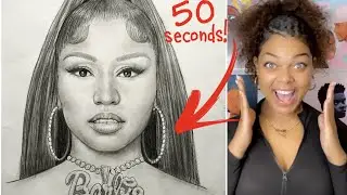 How to Draw Nicki Minaj🦄👑 Slow Version