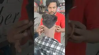 V Haircut 🔥 #haircut #shorts #trending #vhaircut #barber #viralvideo #ytshorts #hairstyle #shortfeed