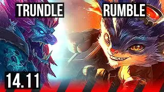 TRUNDLE vs RUMBLE (TOP) | 6/1/2, Dominating | KR Master | 14.11