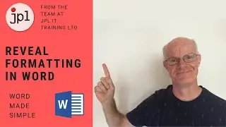 Reveal Formatting in Word