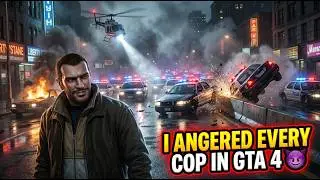 🚨 BIG MISTAKE THIS CHASE GOT OUT OF CONTROL… 😱💥 (GTA 4)I ANGERED EVERY COP IN GTA 4 😈